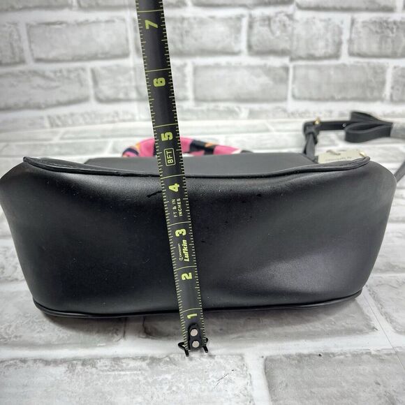 A New Day Black Crossbody Satchel Bag Purse Adjustable Strap and Twilly Scarf - Picture 12 of 13